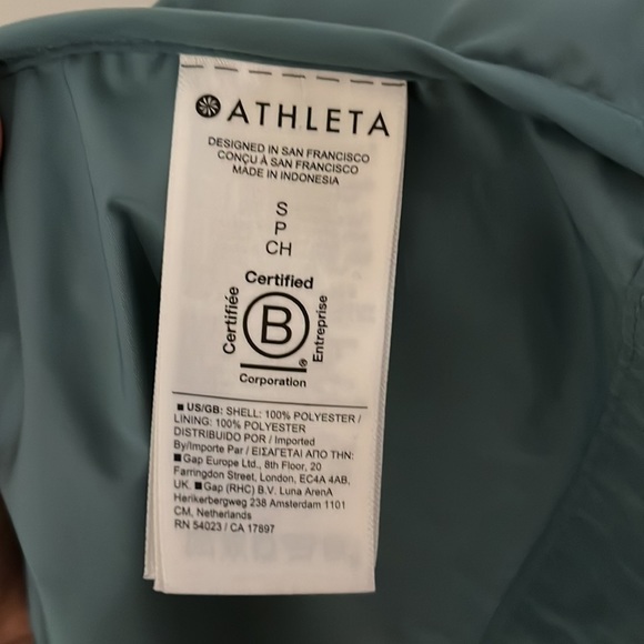 Athleta jacket size S. Teal. - Picture 7 of 7